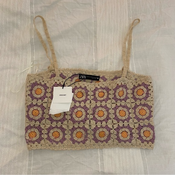 Zara Tops - NWT Zara Crochet Top